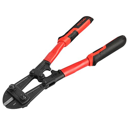 Bolt Cutter 300mm, MAXPOWER Small Mini Cr-Mo Bolt Croppers Wire Cable Cutter for Wire, Cable, Chain or Spring- MAX. Opening Capacity 15mm