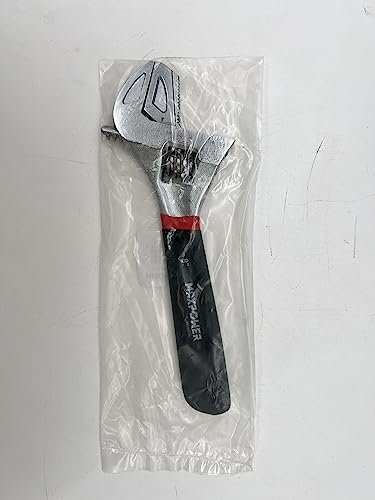 MAXPOWER Adjustable Spanner 200mm, 2-in-1 Adjustable Wrench & Pipe Wrench Switchable with Disassembled & Reversible Jaw